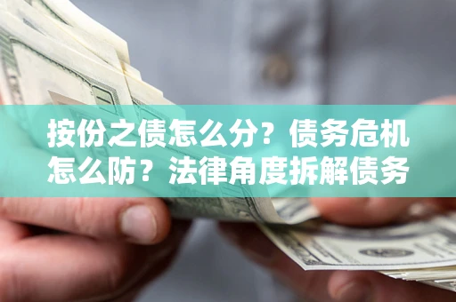 北京按份之债怎么分？债务危机怎么防？法律角度拆解债务分配与风险自保指南