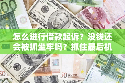 北京怎么进行借款起诉？没钱还会被抓坐牢吗？抓住最后机会！