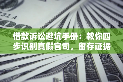 北京借款诉讼避坑手册：教你四步识别真假官司，留存证据不踩雷