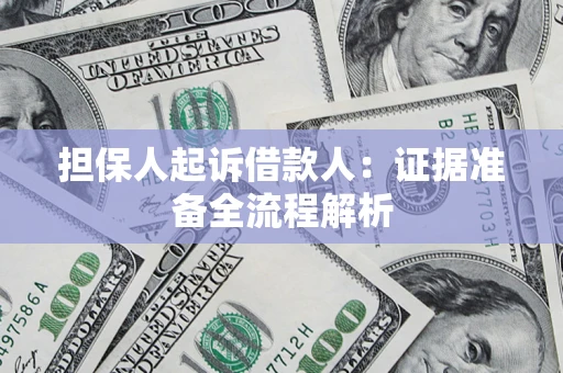北京担保人起诉借款人：证据准备全流程解析