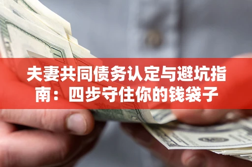 北京夫妻共同债务认定与避坑指南：四步守住你的钱袋子