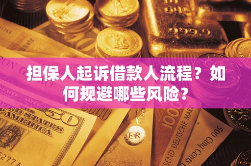北京担保人起诉借款人流程？如何规避哪些风险？