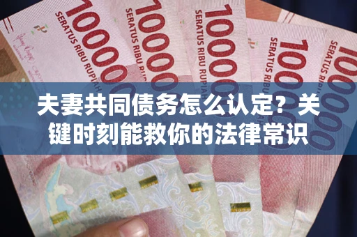 北京夫妻共同债务怎么认定？关键时刻能救你的法律常识